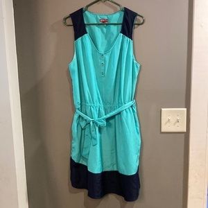 Merona Colorblock Belted Dress